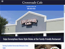Tablet Screenshot of crossroadscafeacton.com